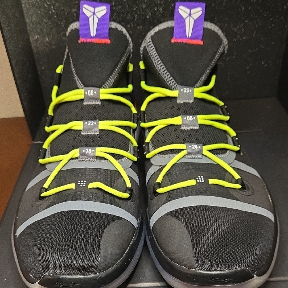 Kobe Bryant 2018 AD Exodus Mamba Chaos Racer Bla K AV3555-003 Mens Size 15 - Picture 16 of 16